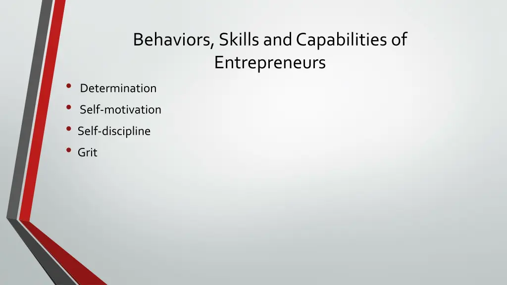 behaviors skills and capabilities