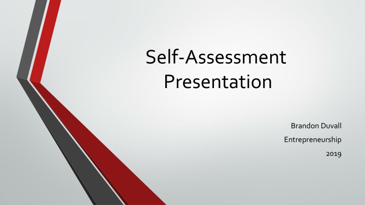 self assessment presentation