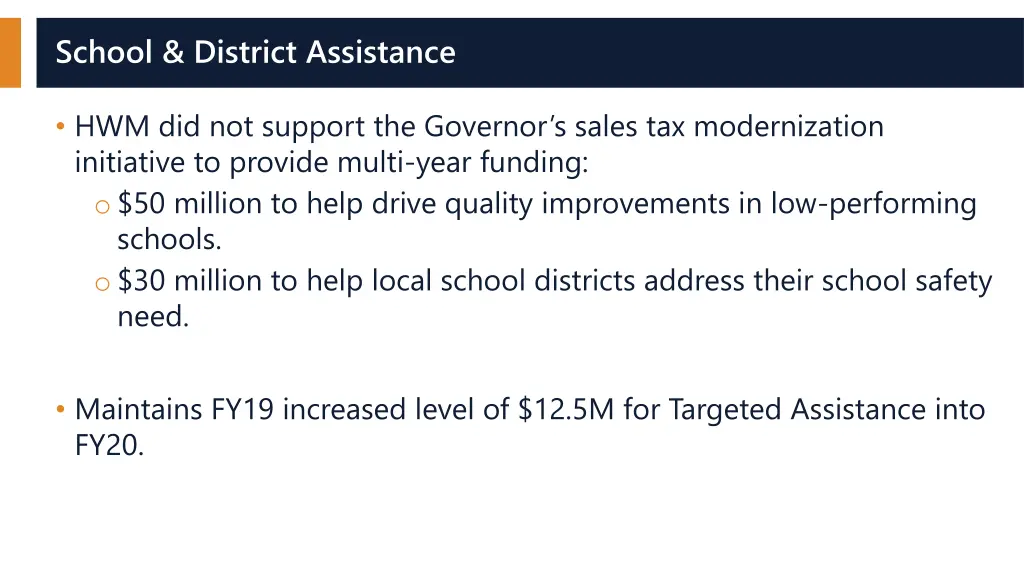 school district assistance