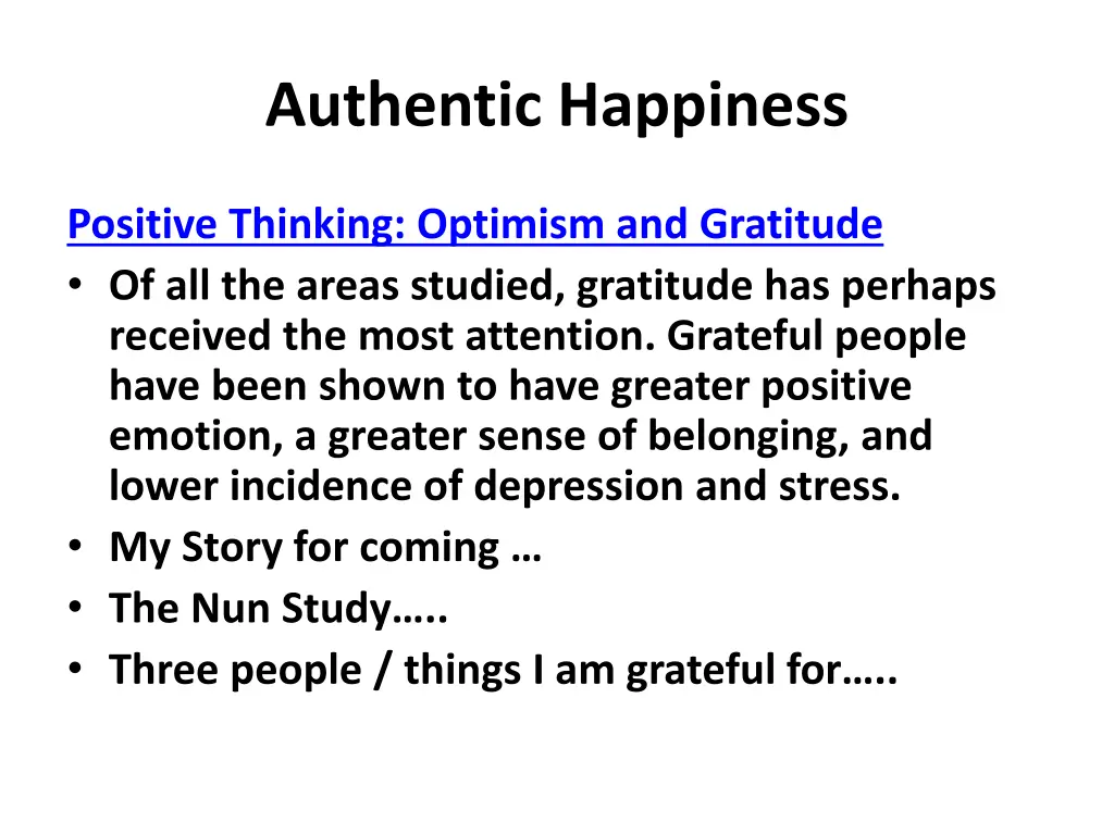 authentic happiness 6