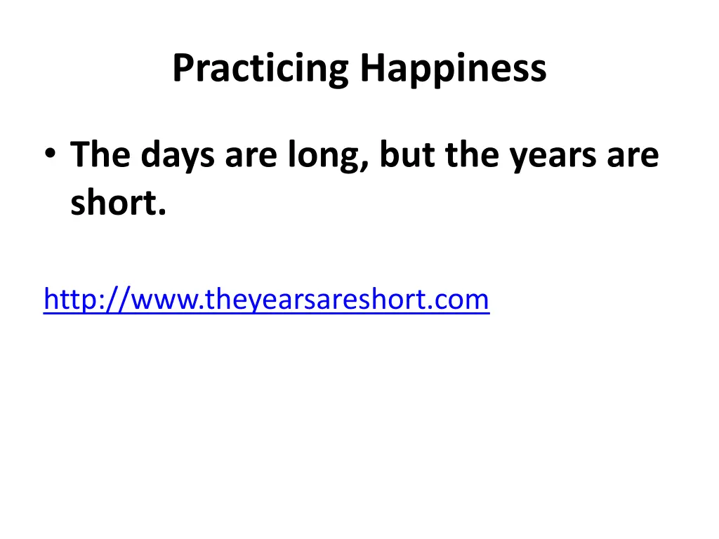 practicing happiness 2