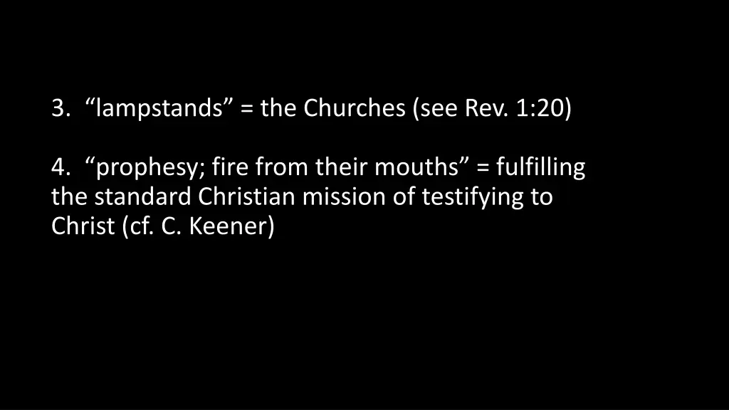 3 lampstands the churches see rev 1 20