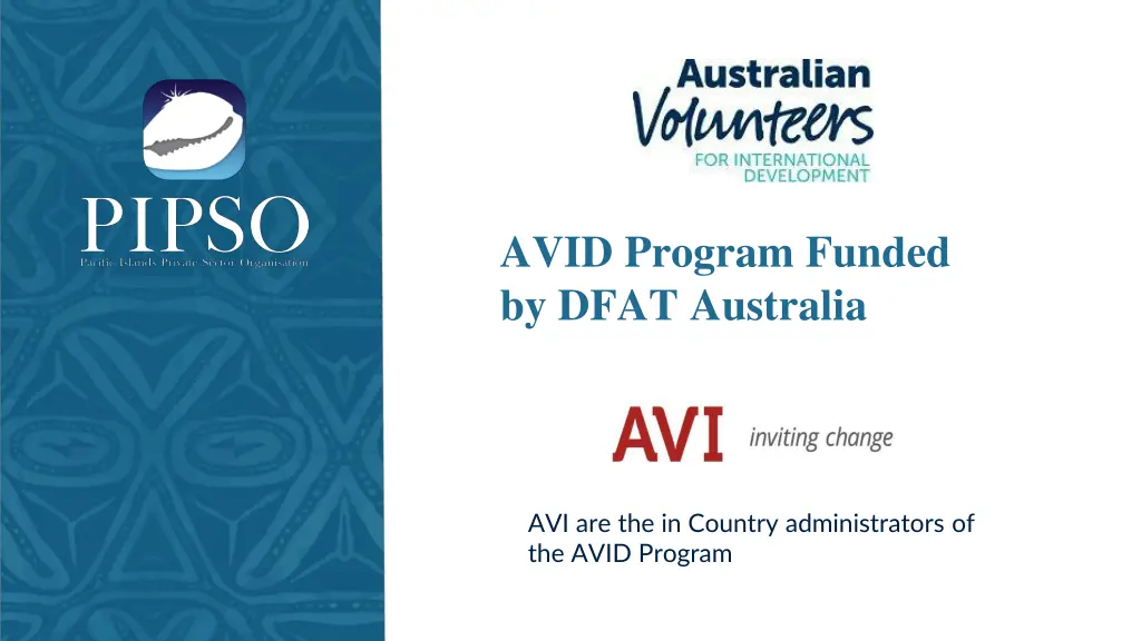avid program funded by dfat australia