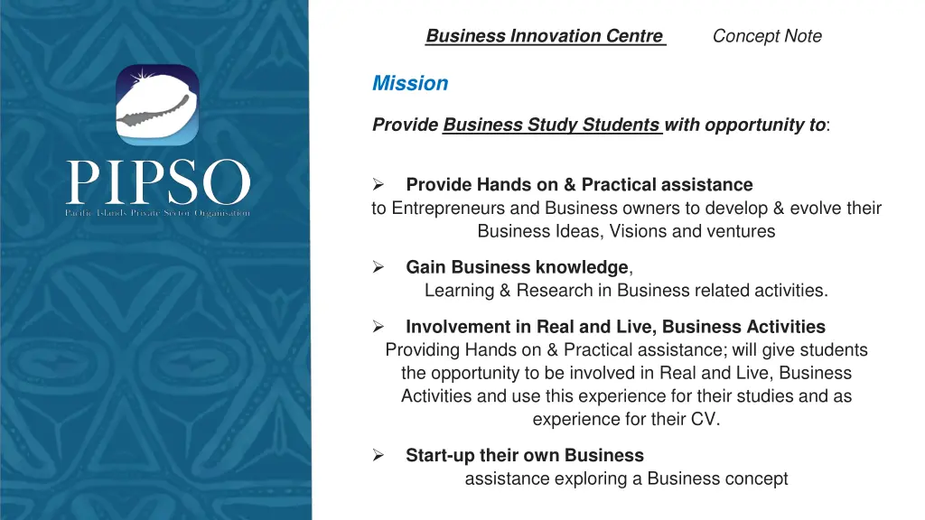 business innovation centre