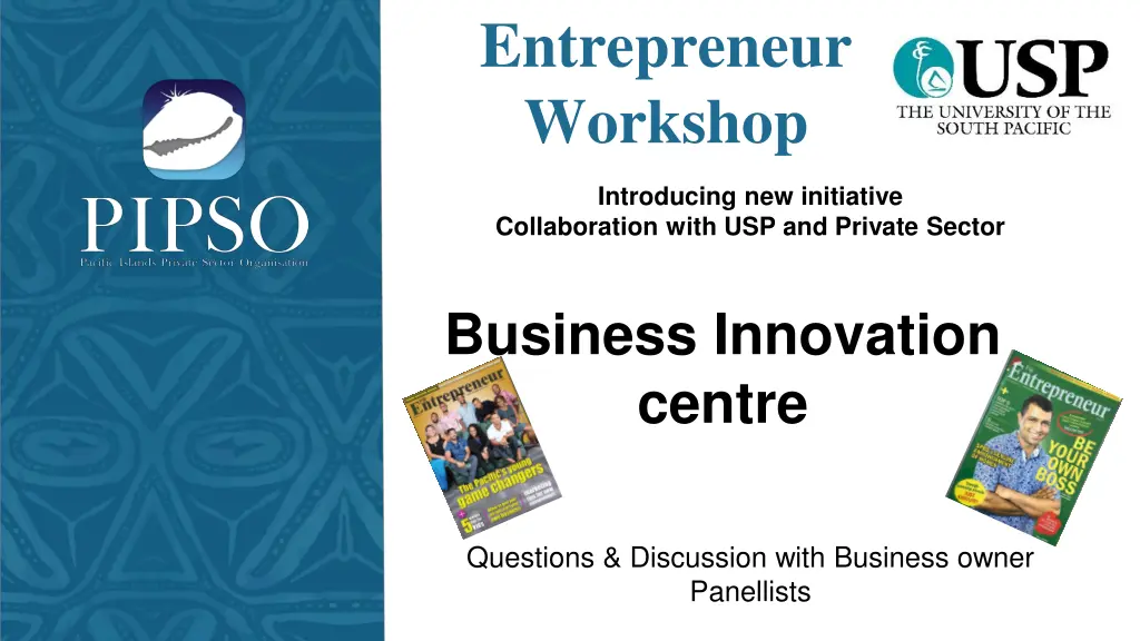 entrepreneur workshop 1