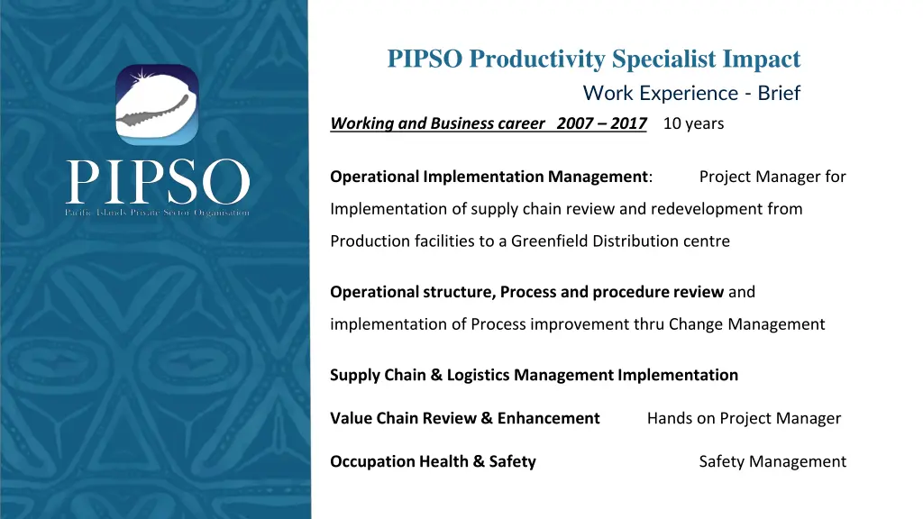 pipso productivity specialist impact work 1