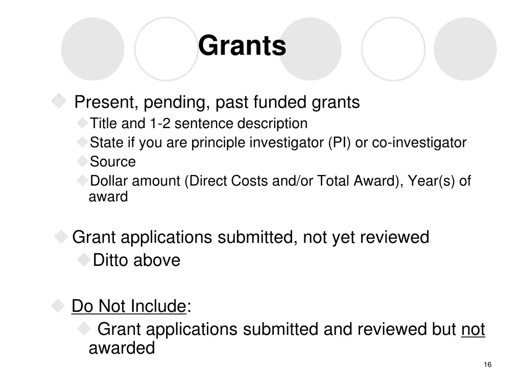 grants