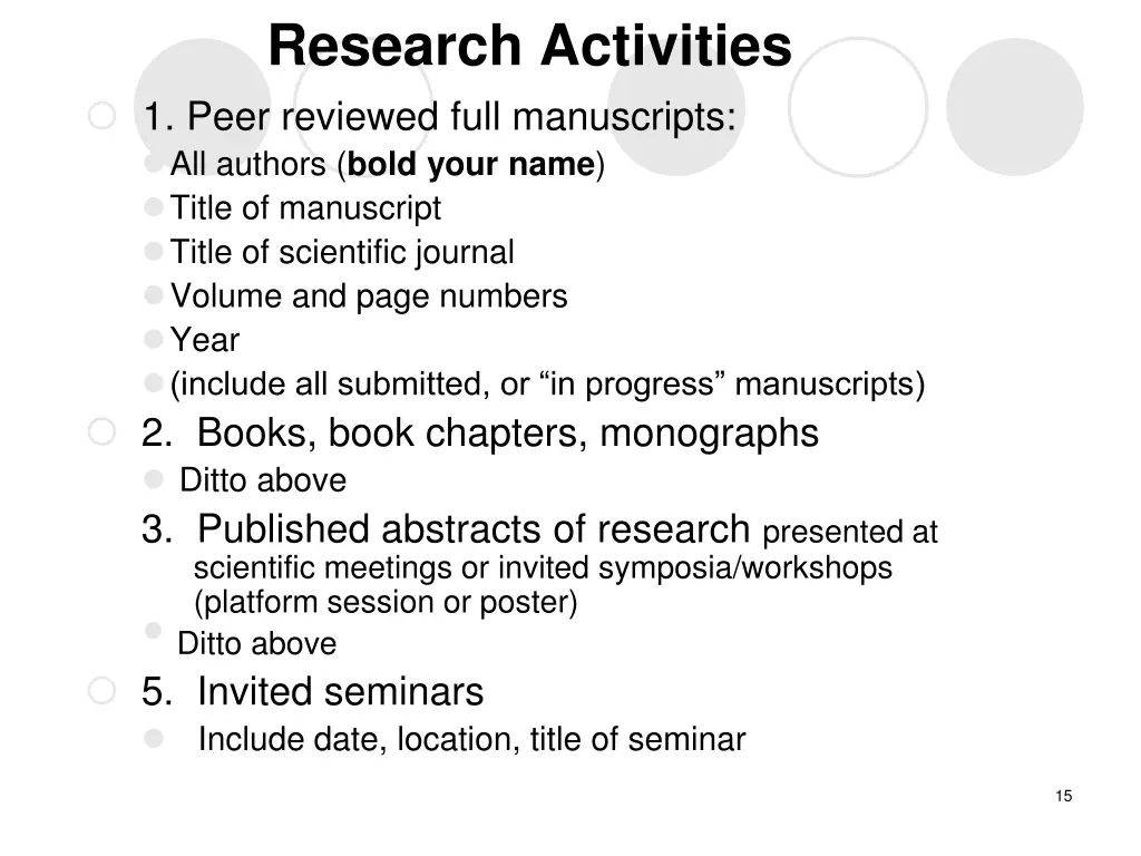 research activities 1 peer reviewed full
