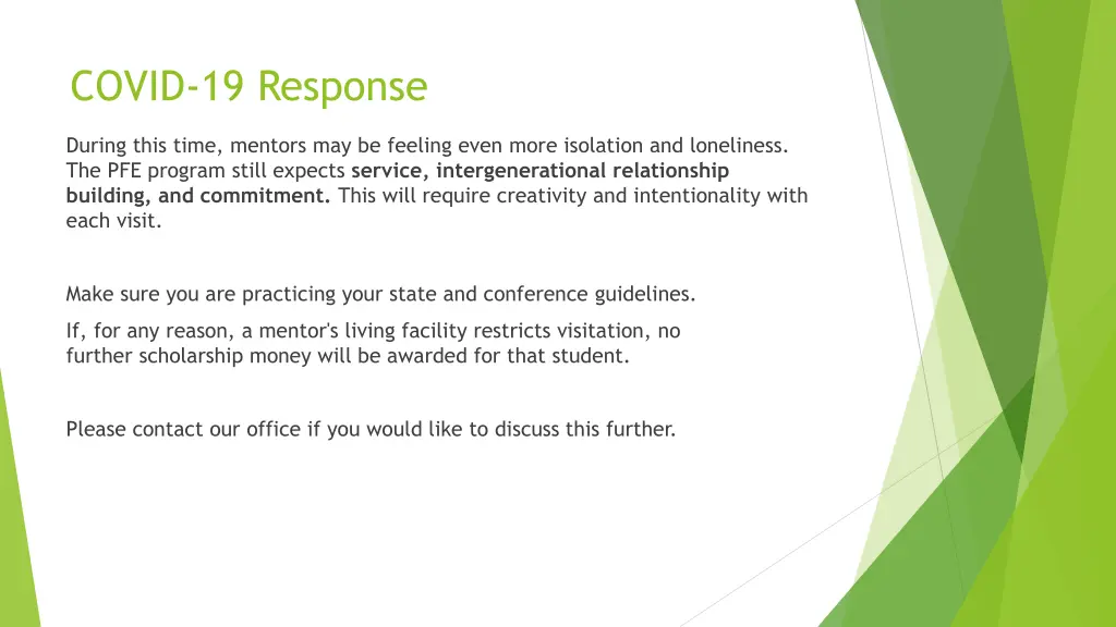 covid 19 response