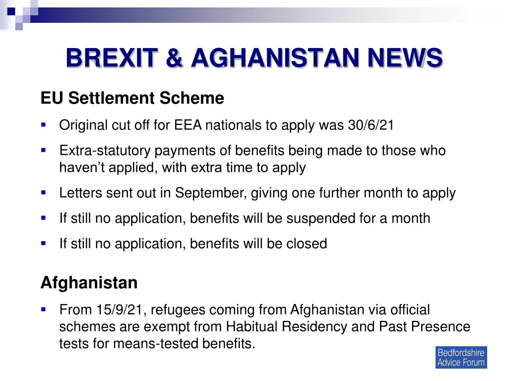 brexit aghanistan news