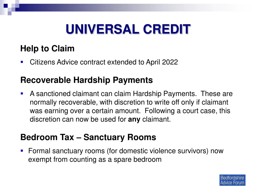 universal credit 5