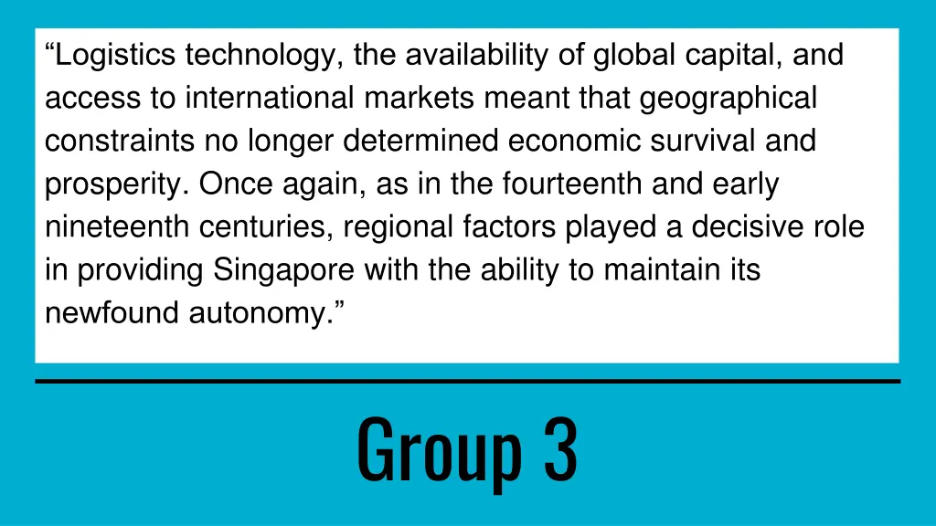 logistics technology the availability of global