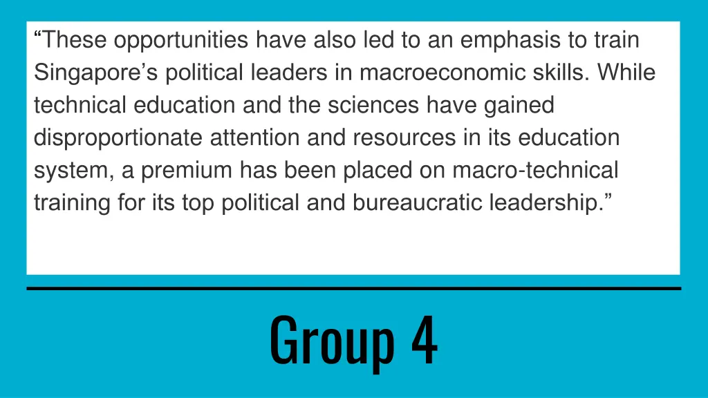 these opportunities have also led to an emphasis