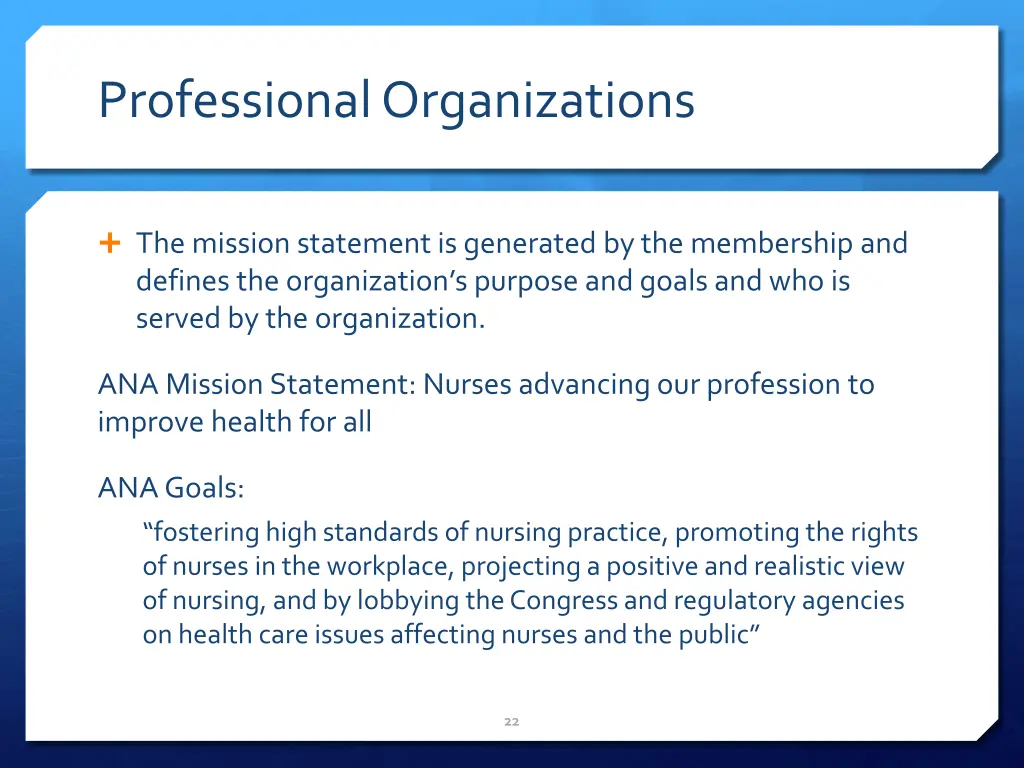 professional organizations 2