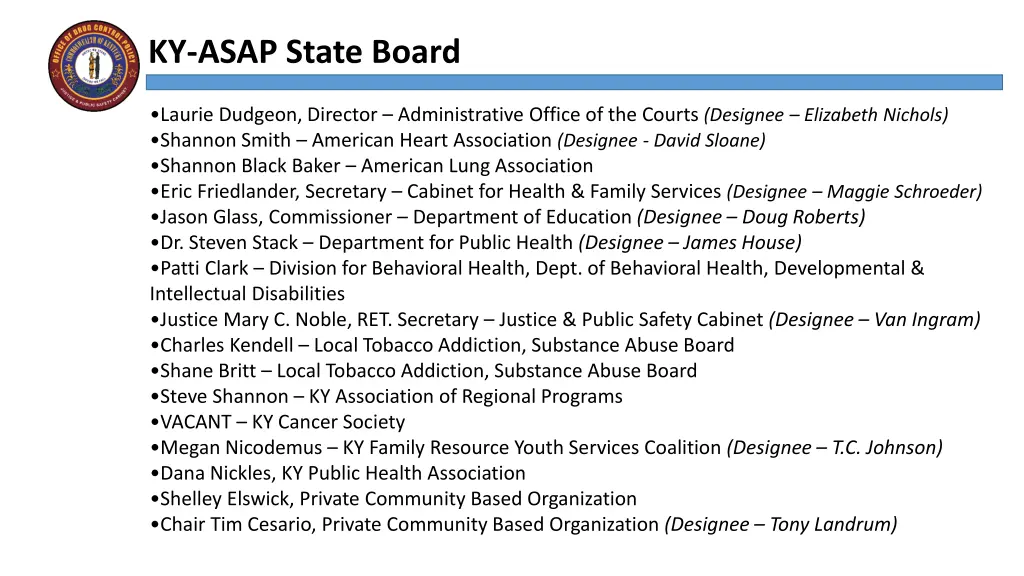 ky asap state board