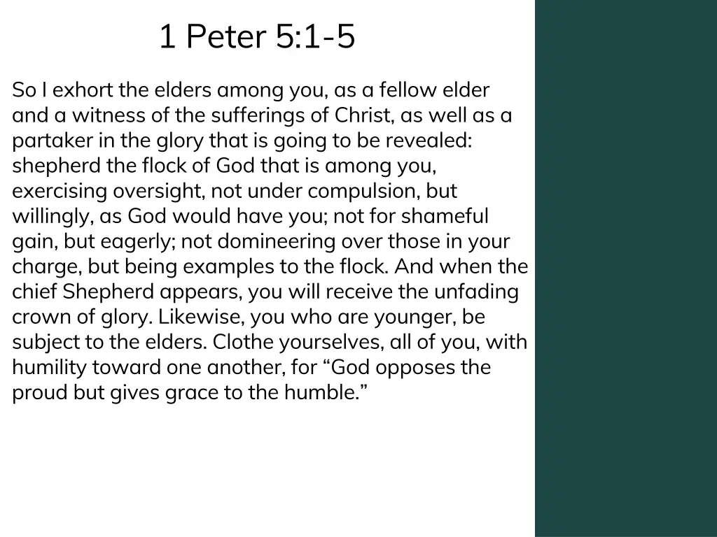 1 peter 5 1 5