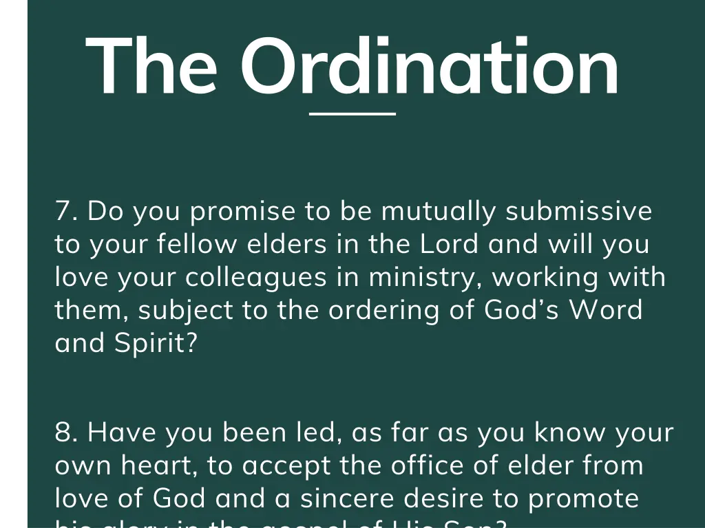 the ordination 3