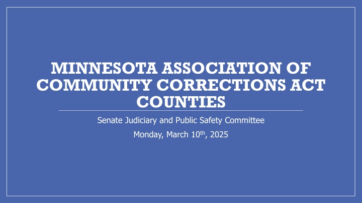 minnesota association of community corrections