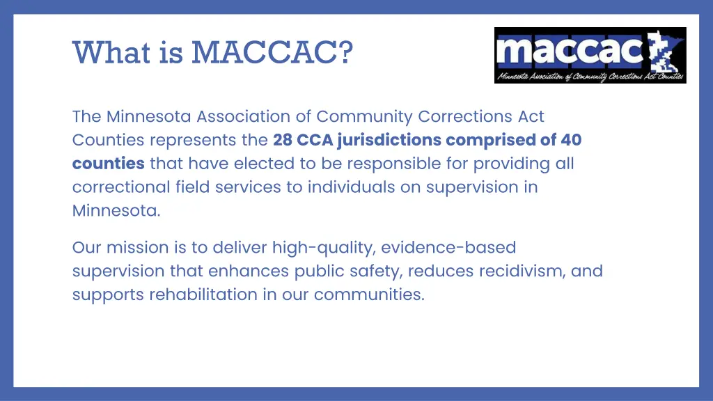 what is maccac