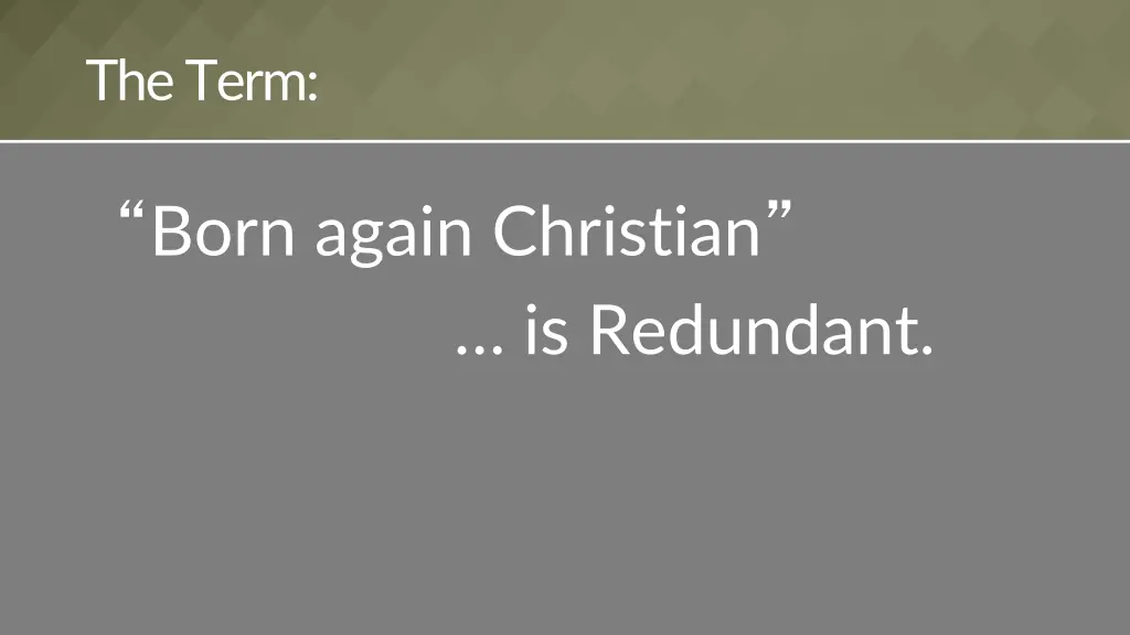 the term