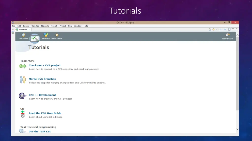 tutorials