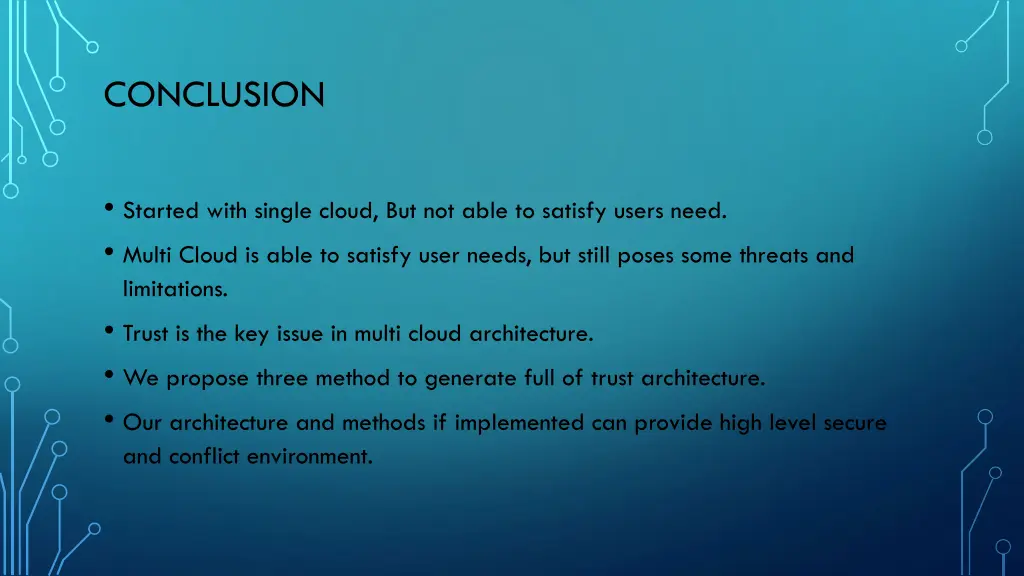 conclusion