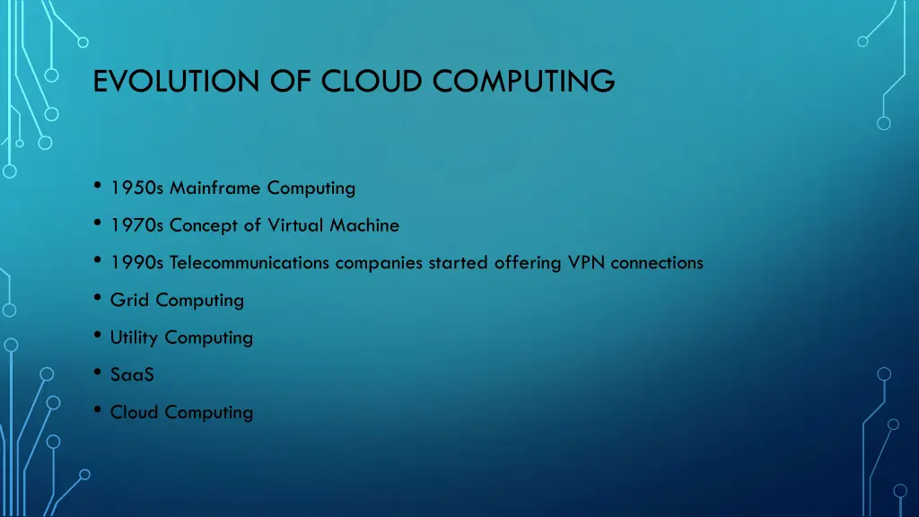 evolution of cloud computing