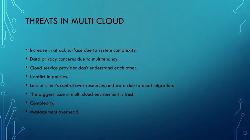 threats in multi cloud