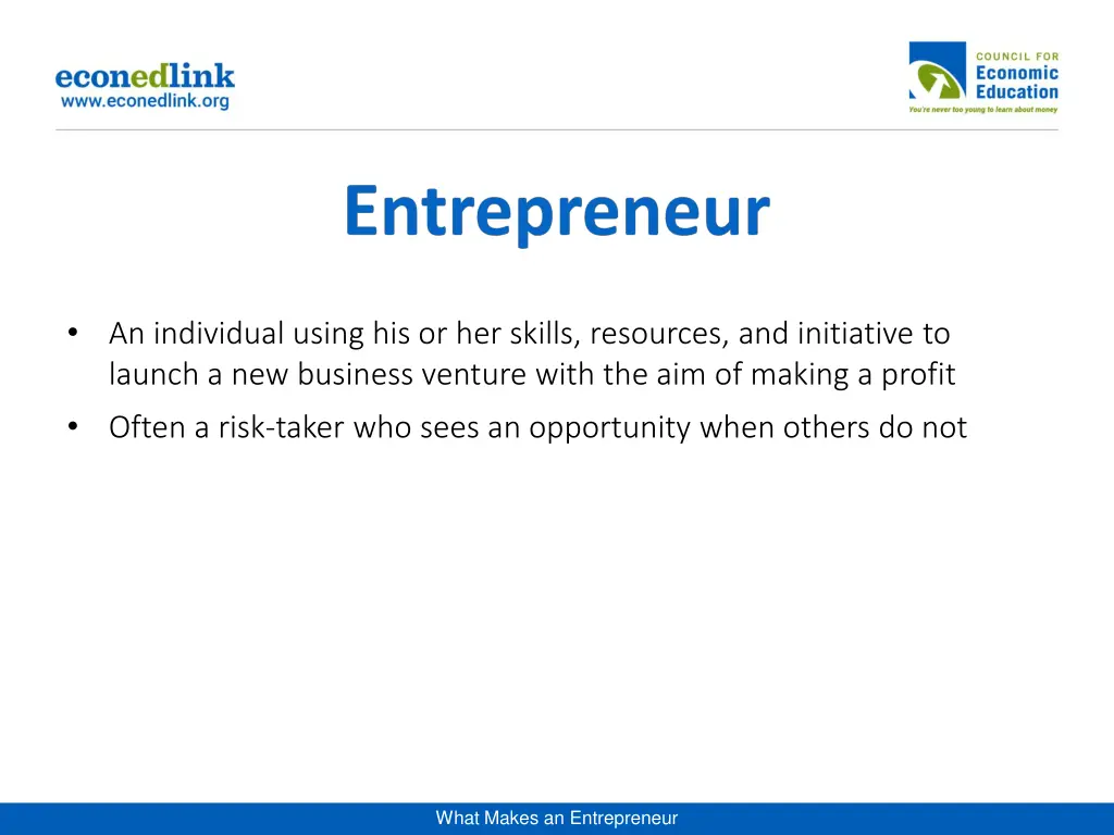 an individual using his or her skills resources