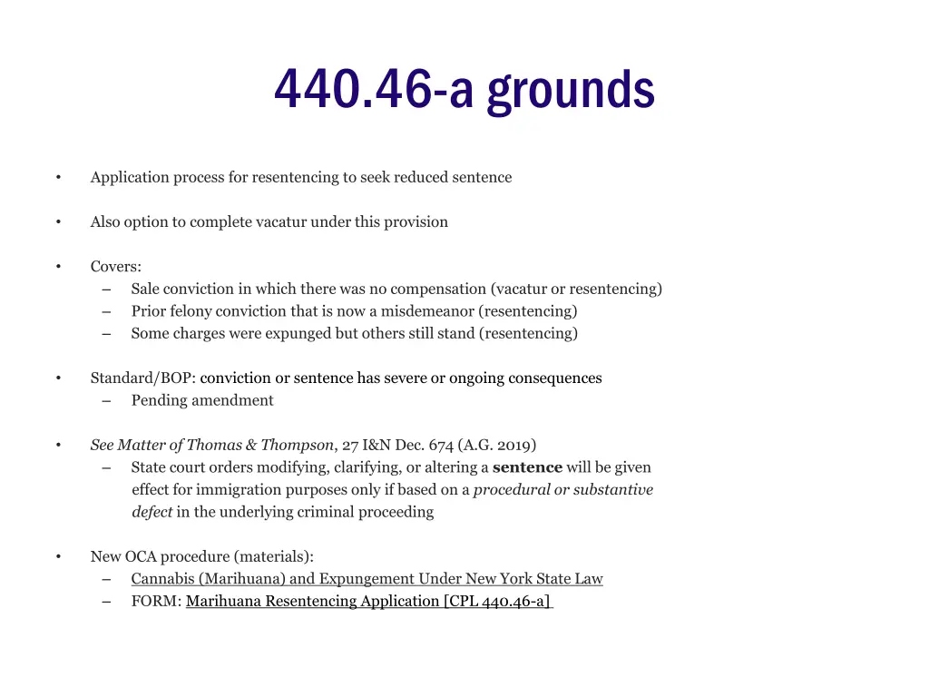 440 46 a grounds