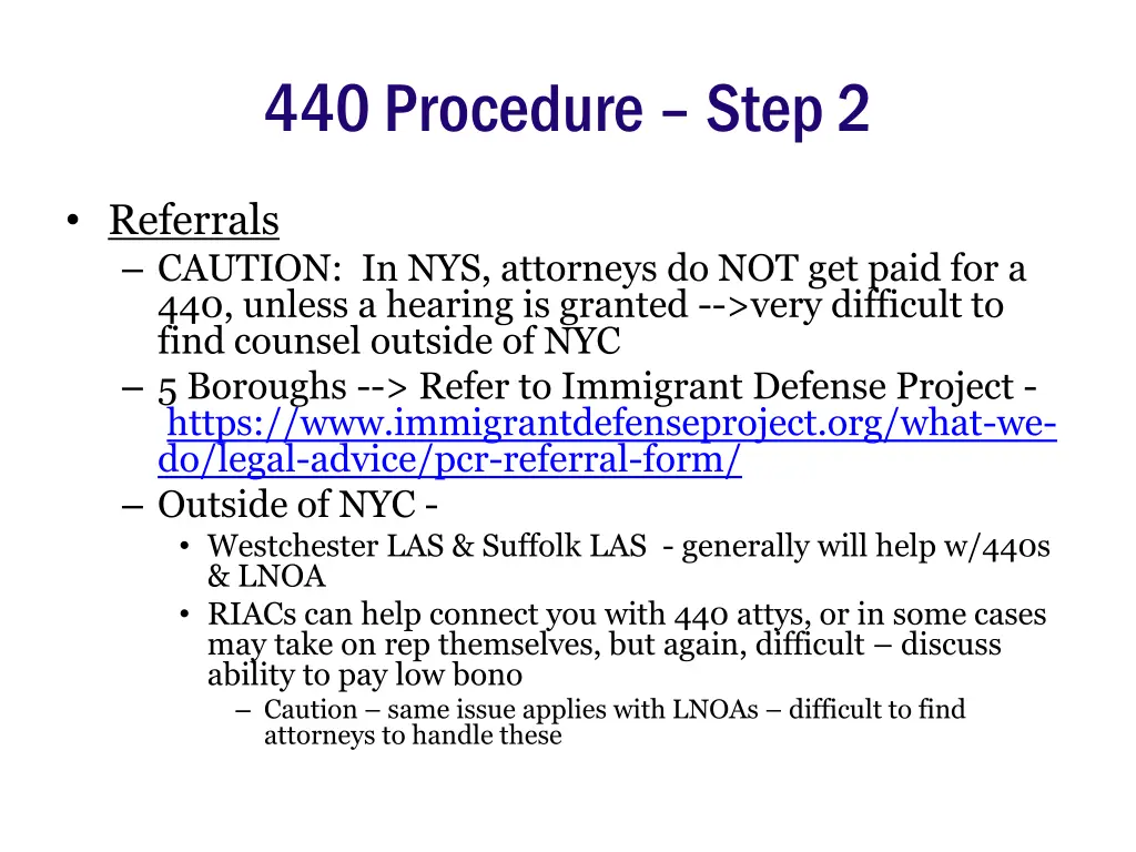 440 procedure step 2