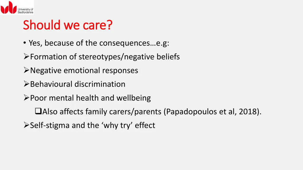 should we care should we care