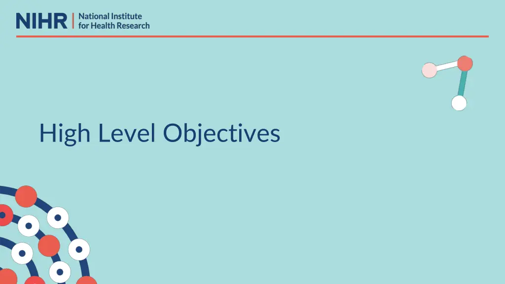 high level objectives