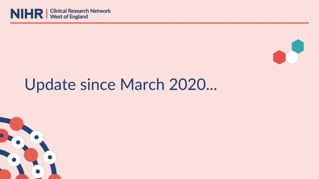 update since march 2020