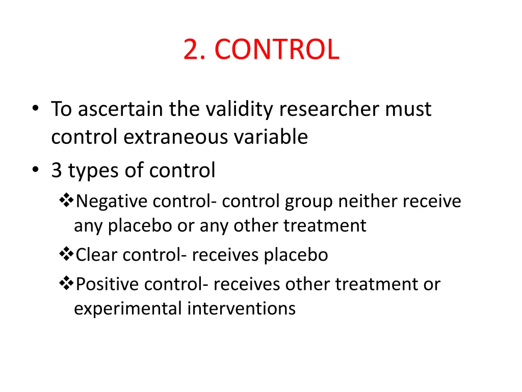 2 control