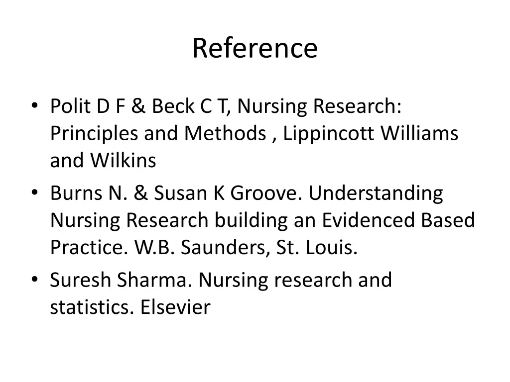 reference