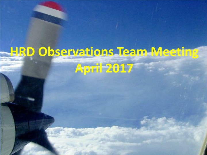 hrd observations team meeting april 2017