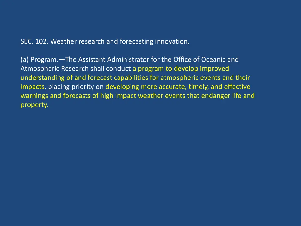 sec 102 weather research and forecasting