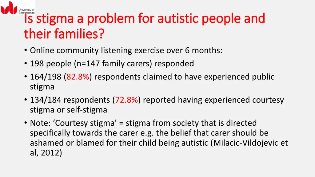 is stigma a problem for autistic people 1