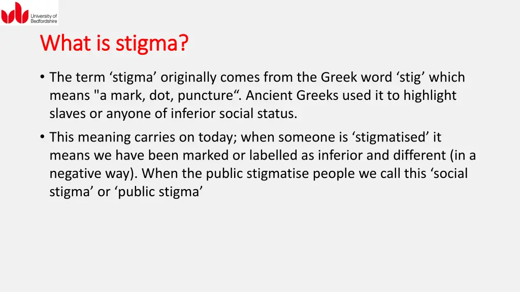 what is stigma what is stigma