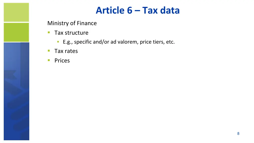 article 6 tax data 1