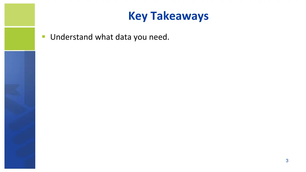 key takeaways