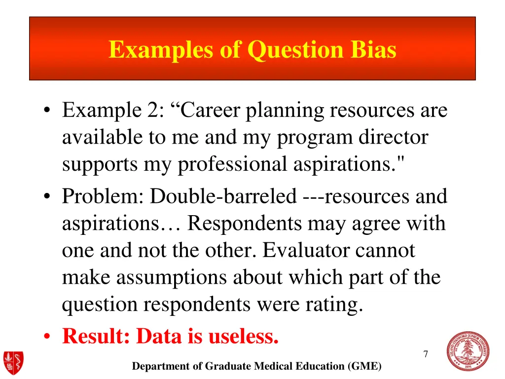 examples of question bias 1