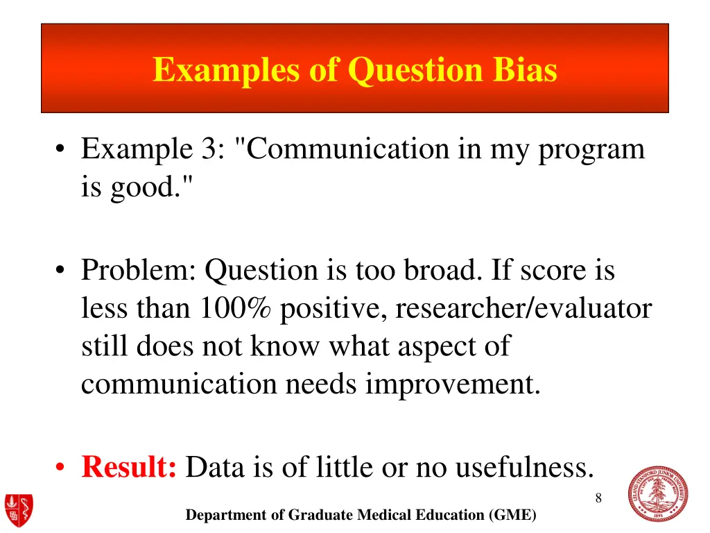 examples of question bias 2