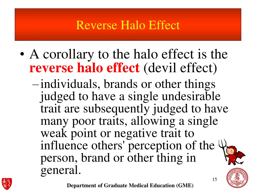 reverse halo effect