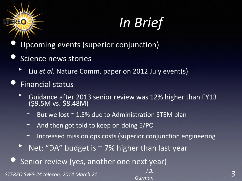 in brief