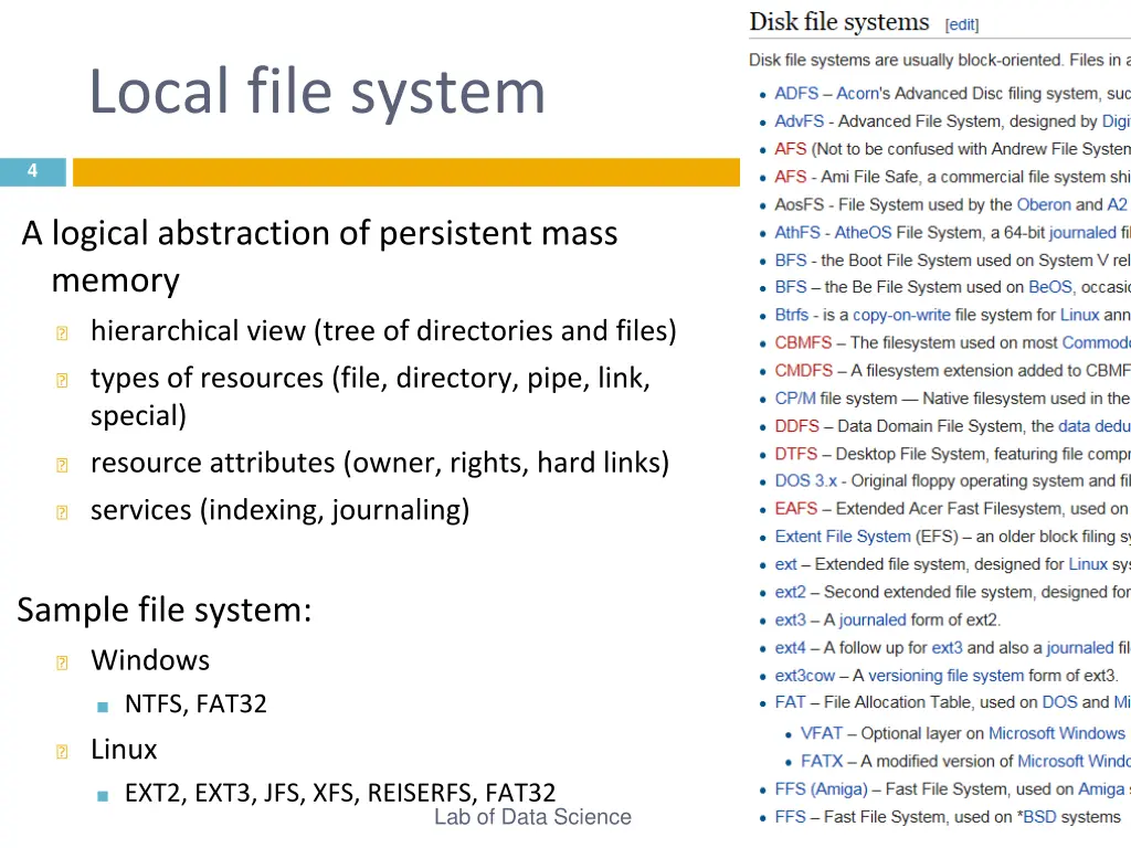 local file system 1