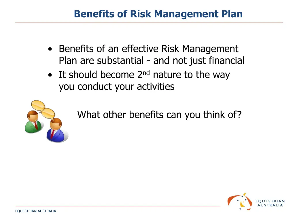 benefits of risk management plan