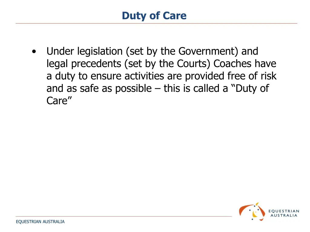 duty of care