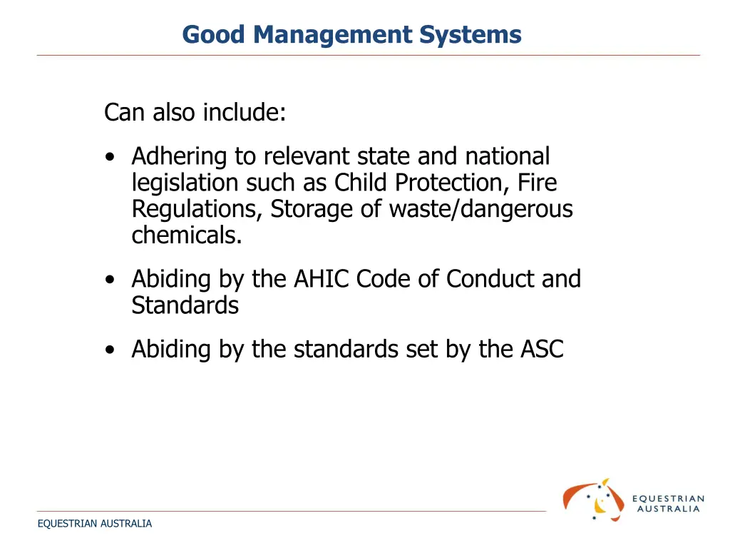 good management systems 1